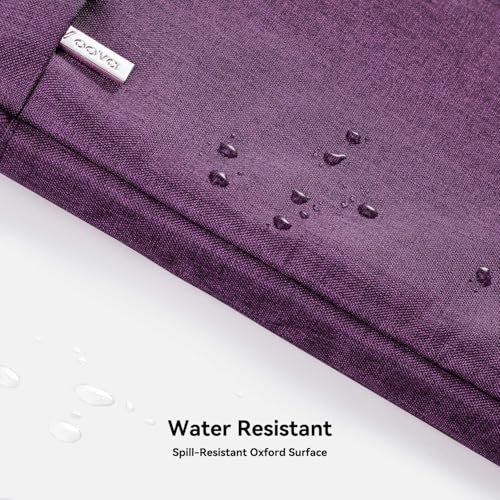 Voova Laptop Bag 17 17.3 Inch Water-resistant Laptop Sleeve Case with Shoulder Straps & Handle, Computer Case Cover Slim Briefcase Compatible with 17-18” Hp Dell Asus Acer, Dark Purple - color: Dark Purple, size: 17-17.3 In