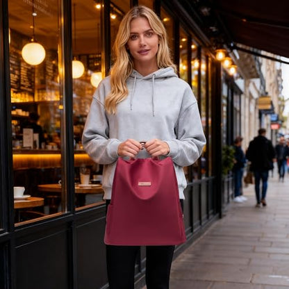 Women's Backpack Purse Nylon Anti-theft Casual Water Resistant Lightweight Small Shoulder Bags 2026 for Travle Cute Fashion Camping Bag for Work Daily Going Out Dackpack Ladies Burgundy - color: Burgundy