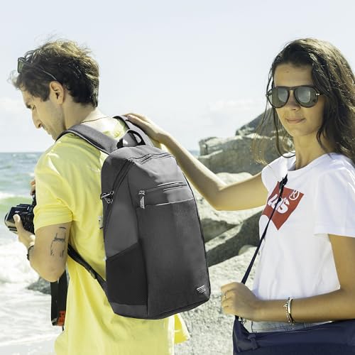 Travelon Anti-Theft Metro Backpack with RFID blocking pouch - color: Gray