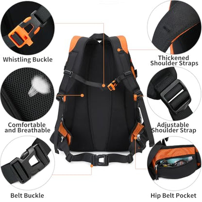 BOVIP 40L Hiking Backpack Waterproof Lightweight Daypack Travel Sports Camping Backpack for Men Women