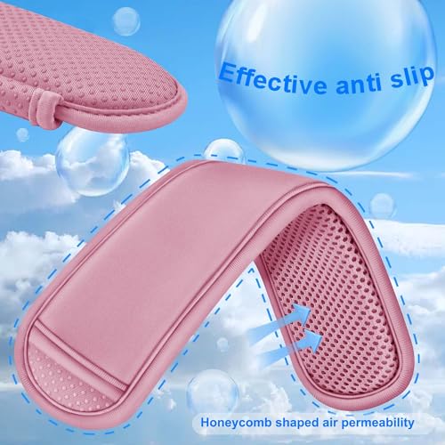 ZINZ 60 Inch Shoulder Strap with Removable Ultra-Thick Pad, Adjustable Buckles Shoulder Crossbody Strap for Luggage Bag - color: Pink
