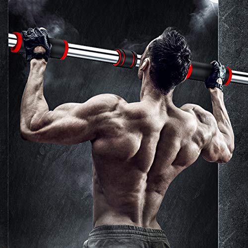 Pull-Up Bar The Horizontal Bar On The Door, Without Screw Installation, The Fitness Training Bar On The Door, 65-90cm, 85-120cm, 105-140cm (Size : 105-140cm) - size: 105-140cm