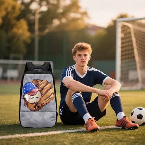 Basketball Backpack With Separate Ball Compartment And Shoes Fit Basketball Volleyball Football - color: Cute Baseball