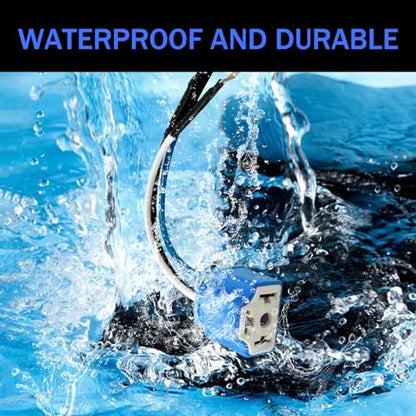 2PCS H4 HB2 9003 Wiring Harness Headlight Socket, 16AWG Headlight Connector, Pigtail Socket Female Plug, Fog Light Accessories for Car, Truck, Boat (Blue) - color: blue