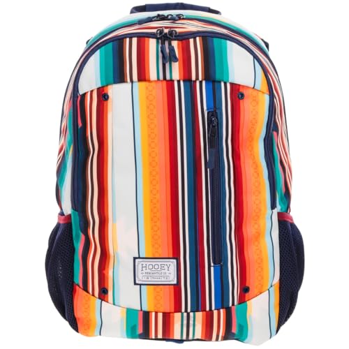 HOOEY Rockstar 20L Backpack - Compact Travel Backpack with Laptop Sleeve - Lightweight, Durable Daypack for Commuting, Hiking & Outdoor Use - Unisex Design (Multicolor Serape) - color: Multicolor Serape