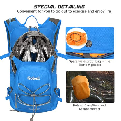 Hydration Backpack,Lightweight Hiking Backpack with 2L Water Bladder,Water Backpack for Biking, Running, Festival
