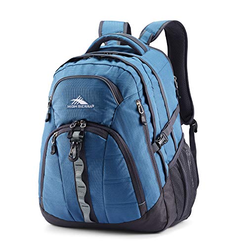 High Sierra Access 2.0 Laptop Backpack, Graphite Blue/Mercury, One Size - color: Graphite Blue/Mercury