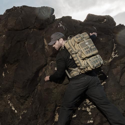 MAXPEDITION Gyrfalcon Backpack (Khaki-Foliage) 36L Tactical Backpack with Detachable Waist Pack, MOLLE Internal Frame Rucksack, Military Survival Pack, Bug Out Bag, PT1054KF - color: Khaki Foliage, size: Medium