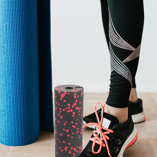 Happyyami Mini Foam Roller for Yoga and Fitness Lightweight Massage Column for Muscle Relief Backbend Support Non-Slip Design for Home Use and Travel