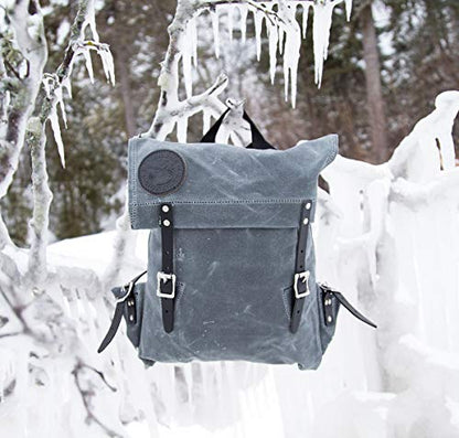 Duluth Pack Duluth Minn Unisex Travel Hiking Everyday Scout Pack, Wax Grey - color: Wax Grey