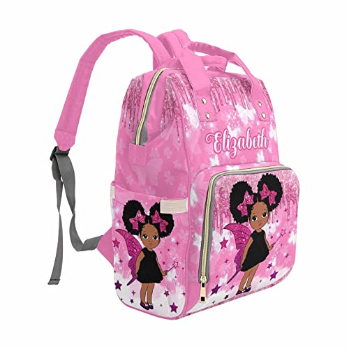 MyPupSocks Personalized Diaper Bag for Mom and Dad - Large Capacity Custom With Name, Multifunctional Daypack With Adjustable Shoulder Straps - color: Multi 20