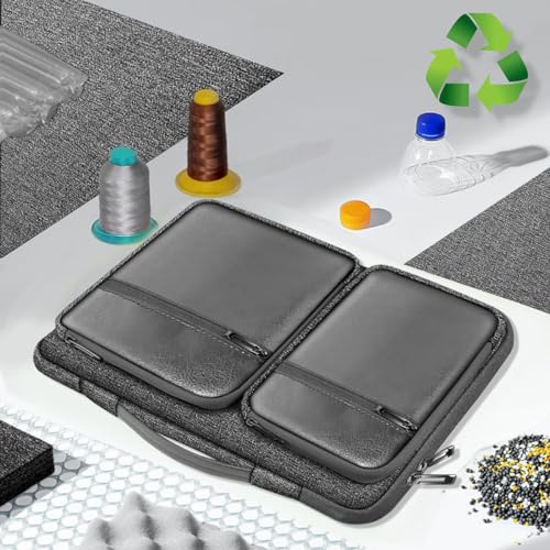 ZINZ 360 Protective Laptop Case 15" 15.6" 16" Sleeve, Water-Resistant Handbag with Straps Compatible with 16" MacBook Neo, MacBook Pro Air 16"/15", XPS 16" and Most 15" 15.6" 16" Notebooks,G01Y03 - color: G01y03, size: 15"-16"