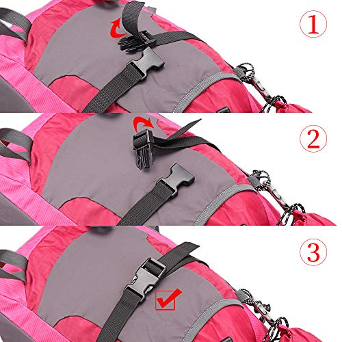 MAGARROW 78" x 1" Strap Buckle Packing Straps Adjustable 1-Inch Belt - color: Black 6.5 feet Long (10-PCS)