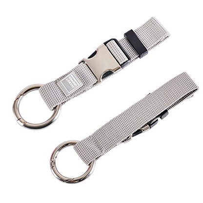 Add-A-Bag Luggage Strap Jacket Gripper, Luggage Straps Baggage Suitcase Belts Travel Accessories - Make Your Hands Free, Easy to Carry Your Extra Bags, Grey - color: Grey