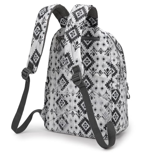 Montana West Backpack Purse for Women Western Aztec Backpack Purse Lightweight Casual Daypack for Travel - color: Black