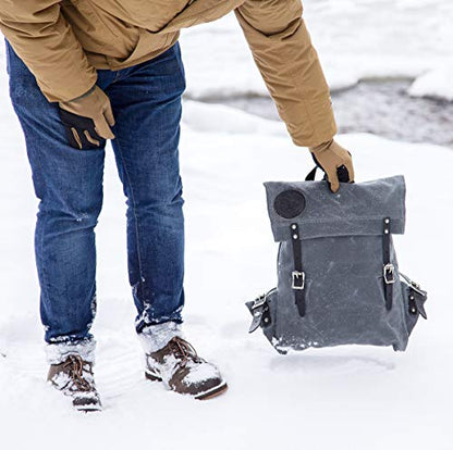 Duluth Pack Duluth Minn Unisex Travel Hiking Everyday Scout Pack, Wax Grey - color: Wax Grey