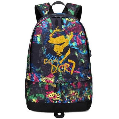 Soccer Player 7 Ball Storage Backpack Sports Equipment Depositary Multifunctional Bag For Men Women - color: Red - 7