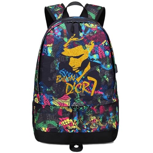 Soccer Player 7 Ball Storage Backpack Sports Equipment Depositary Multifunctional Bag For Men Women - color: Red - 7