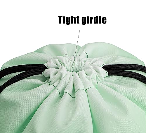 HOLYLUCK Drawstring Backpack Bag Sport Gym Sackpack - color: Gradient Green