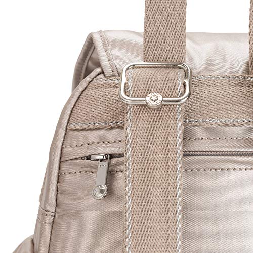 Kipling Women's City Pack Mini Backpack, Lightweight Versatile Daypack, Bag - color: Metallic Glow, size: Mini