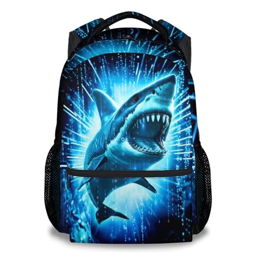 Kids Backpack Boys, 17 Inch Cool Shark Backpacks for Elementary Students, Animals School Bag for Preschool - color: Color4-1
