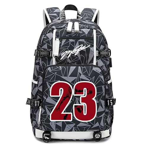 Txiujou Basketball Player 23 Student School Bag, Laptop Backpack, Ultra-Light Travel Bag, For Men And Women (Planet1) - color: Planet1