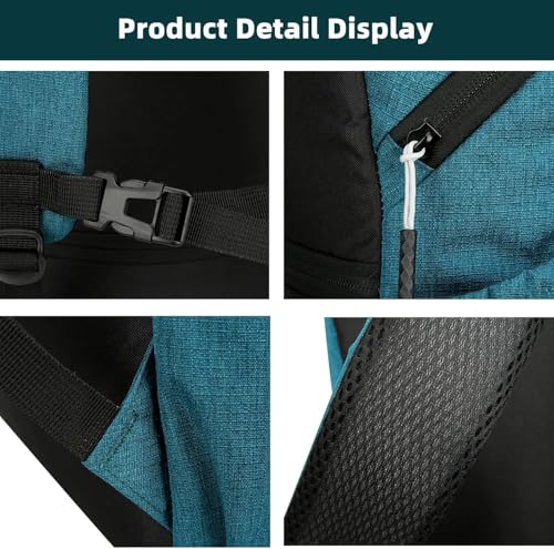 Men Women Casual Backpacks Bags Unisex Daypacks Durable Oxford Fabric Backpacks for Daily Travel Work Fitness Hiking Cycling (Black) - color: Black