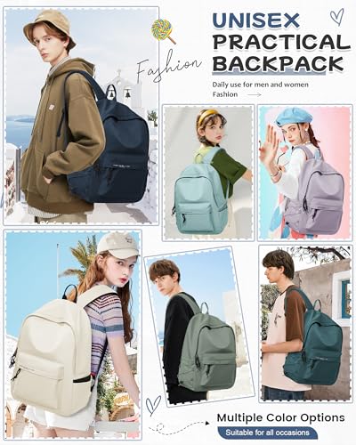 Small Backpack for School Girls Kids Women, Dark Blue Waterproof Bookbag Cute High School Back Pack for Men Teen Boys, Lightweight Travel College Backpack Mochilas Escolares para Daypack Rucksack - color: Royal Blue