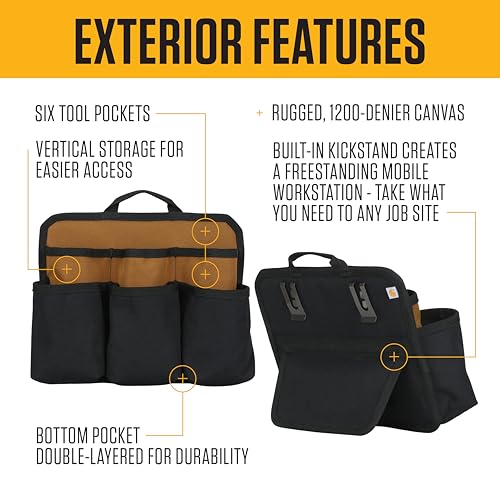 Carhartt Station Tool Pouches, Durable Organizer, Compatible with all Station Tool Bags, Large - size: Large