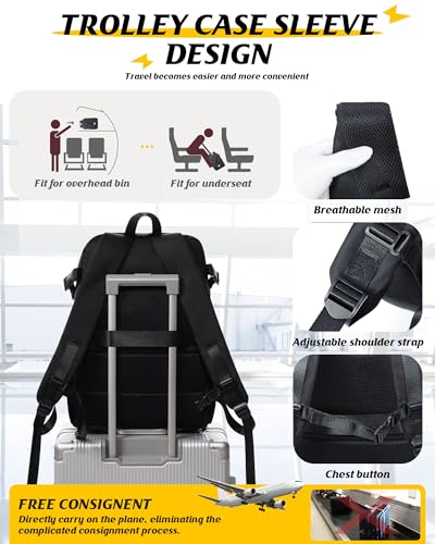 Large Black Motorcycle Backpack – Helmet Backpack for Men Women, Hi Viz EDC Commuter Bag for Riders, Night Travel, and Daily Use with Helmet Holder, Laptop Compartment, Ventilated Back, Urban Gear - color: A1-black Large