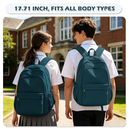 suwasp Casual Laptop Backpack for Women Men Waterproof Lightweight Backpacks Bag 15.6inch Laptop Daypack Large Capacity Backpack, Peacock Blue - color: Peacock Blue