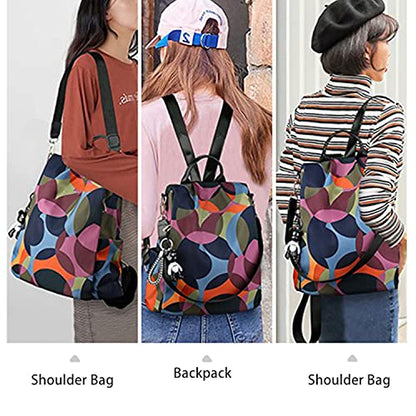 Freie Liebe Anti-theft Backpack Nylon BackPacks Handbags for Women Travel Rucksack Lightweight Shoulder Bags