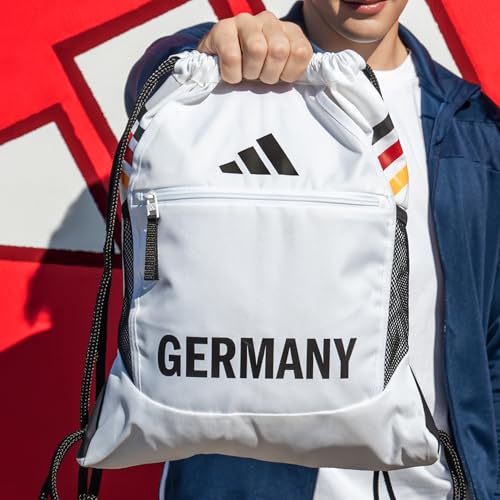 adidas Stadium Sackpack – Drawstring Backpack for Sports, Small Gym Bag, 13L - color: Germany