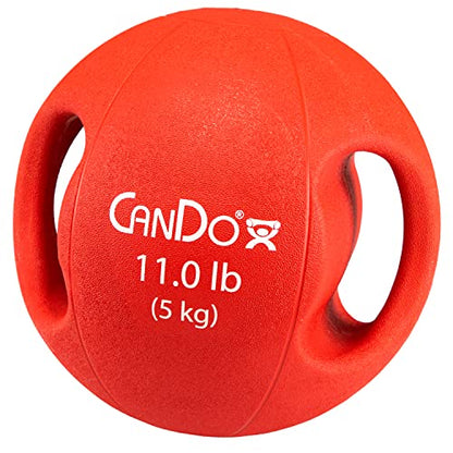 CanDo 505041 Molded Dual-Handle Medicine Ball, 11lb - style: c) 11 lb