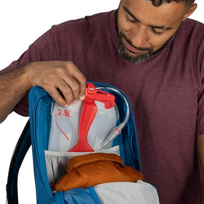 Osprey Talon 11L Men's Lightweight Hiking Backpack - Small Daypack for Travel & Camping, Frosty Mint Green/Night Shift - color: Frosty Mint Green/Night Shift, size: 11L - Standard Fit