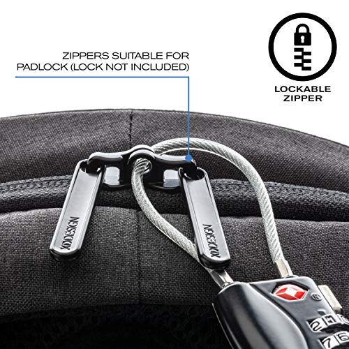 XDDesign HERO Small Anti-Theft Laptop Backpack 10.5L with 13.3" Laptop /12.9" Tablet Compartment | Slash-Resistant | Eco Friendly | Waterproof | Anti-shocked Travel Backpack w/USB Charging Port