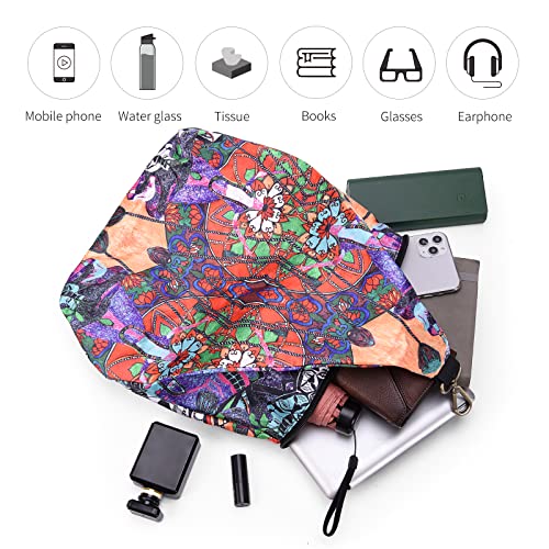 Black Butterfly Premium Backpack for Women, Bohemia Style Fashion Casual Daypack Backpack, Small Backpack Purse (20-multicolor) - color: 20-multicolor