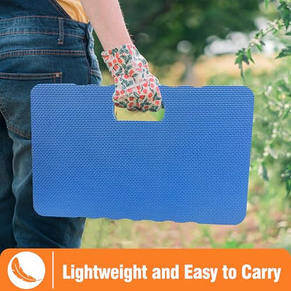 Gardzen 3-Pack Garden Kneeling Pad, EVA Foam Kneeler Pad for Gardening, Baby Bath, Yoga, Pilates, Exercise, 18" x 11" x 1", Blue - size: 18" x 11" x 1" - 3 Pack