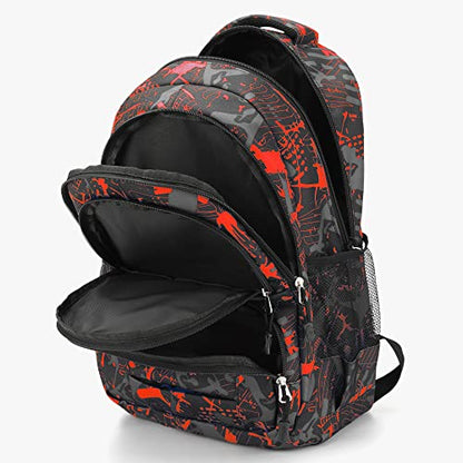rickyh style Lightweight Elementary Durable Backpack Student Kids Waterproof Backpack - color: 22tuhong