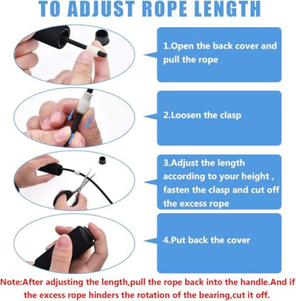 Speed Jump Rope, Adjustable Length, Training Equipment for Boxing, MMA, Martial Arts, Fitness Workout