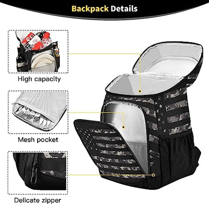 Tropical Pineapples Fruits Cooler Backpack Insulated Leak Proof Beach Cooler Bag Soft Lunch Picnic Hiking Camping Backpack Cooler - color: A108