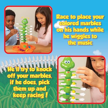 Giggle Wiggle Board Games for Kids, Family Game Night, Hand-Eye Coordination, Preschool Games, The Wiggle Race to Get Your Marbles to The Top Game, Ages 4+, Batteries Not Included - style: Giggle Wiggle