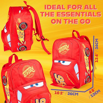 Disney Cars Backpack for Kids Lightning McQueen Mini Backpack Girls Boys School Supplies Preschool Daycare Rucksack Back to School Bag Gifts for Kids