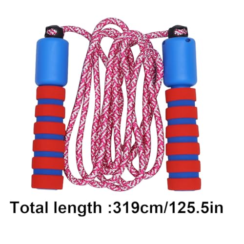 2pcs Counting Jump Rope for Electronic Skipping Rope with Digital Counter in Purple/pink and Red/blue Interactive Fitness for Indoor and Outdoor Exercise