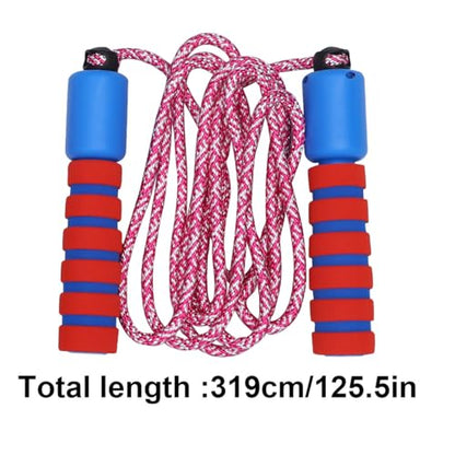 2pcs Counting Jump Rope for Electronic Skipping Rope with Digital Counter in Purple/pink and Red/blue Interactive Fitness for Indoor and Outdoor Exercise