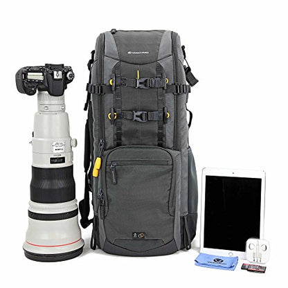 VANGUARD Alta Sky 66 Camera Backpack for Sony, Nikon, Canon DSLR with up to 600 mm f/4 Lens, 30L Capacity, - size: AltaSky66