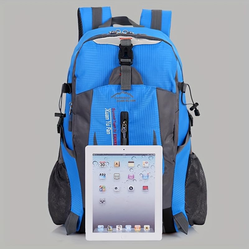 Hiking Backpack, 20L Small Camping Backpack, Ultralight Hiking Daypack for Men Women Travel Cycling Camping Outdoor, Blue - color: Blue