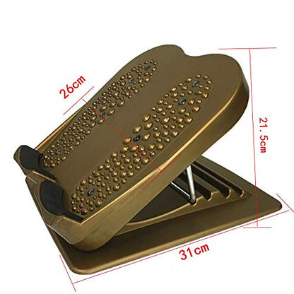Calf Stretcher Slant Board, Achilles Tendon Stretcher, Adjustable Incline Boards Slant Board Positions Foot Stretch Wedge Board for Hamstring Achilles Leg Muscle Exercise,Gold - color: Gold