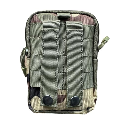 Belt Pouch, Tactical Molle Phone Pouch EDC Utility Pouches Waist Bag, Small Cell Phone Holster Gear Tool Gadget Pocket for Men - color: Jungle Camo