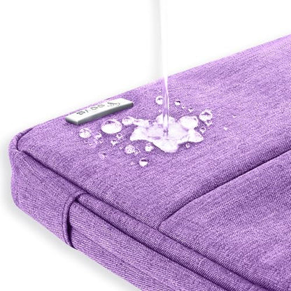 Voova Laptop Sleeve Carrying Case 13 13.6 Inch Compatible with MacBook Air 13 M1/M2/M3/M4, MacBook Pro 13/14, IPad Pro 13, Waterproof Slim Computer Cover Bag, Lavender - color: Lavender, size: 12.6-13.6 Inch